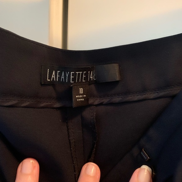 Lafayette 148 Stretch Wool Gates Pant size 10 - Picture 5 of 8